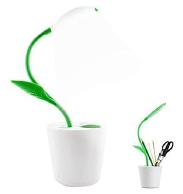 LED Desk/Table Lamp, Touch Control with 3 Brightness Levels & Pen Holder (Container Product as it is, No Warranty, No Guarantee, No Return, No Exchange) - Imported from UK